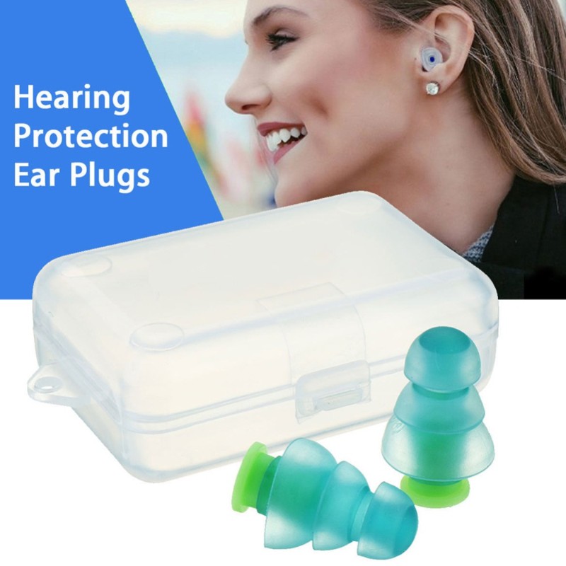 极速1 Pair Noise Cancelling Hearing Protection Earplugs For - 图1