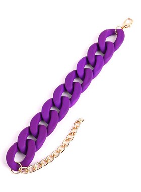 小众高货.FishSheep 2023 rendy Acrylic Chain Brlet For Women
