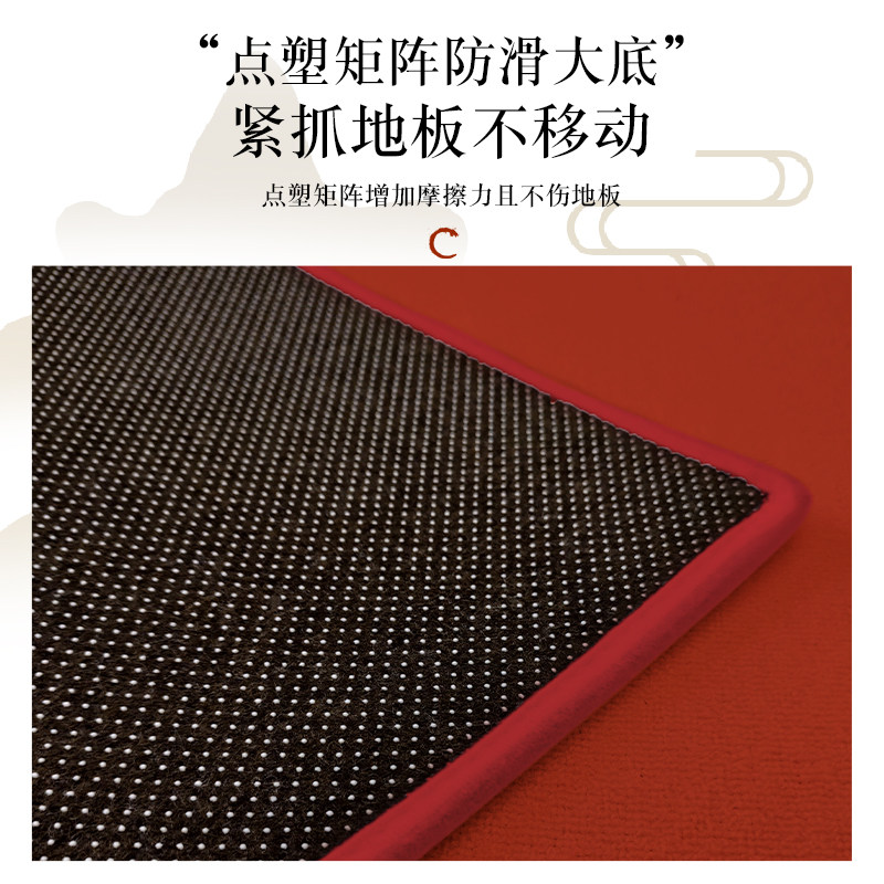 入户门地垫中式门口入户门垫进门红色家用喜庆防滑地毯门口进户门,淘宝优惠券,粉丝福利购,淘宝优惠卷