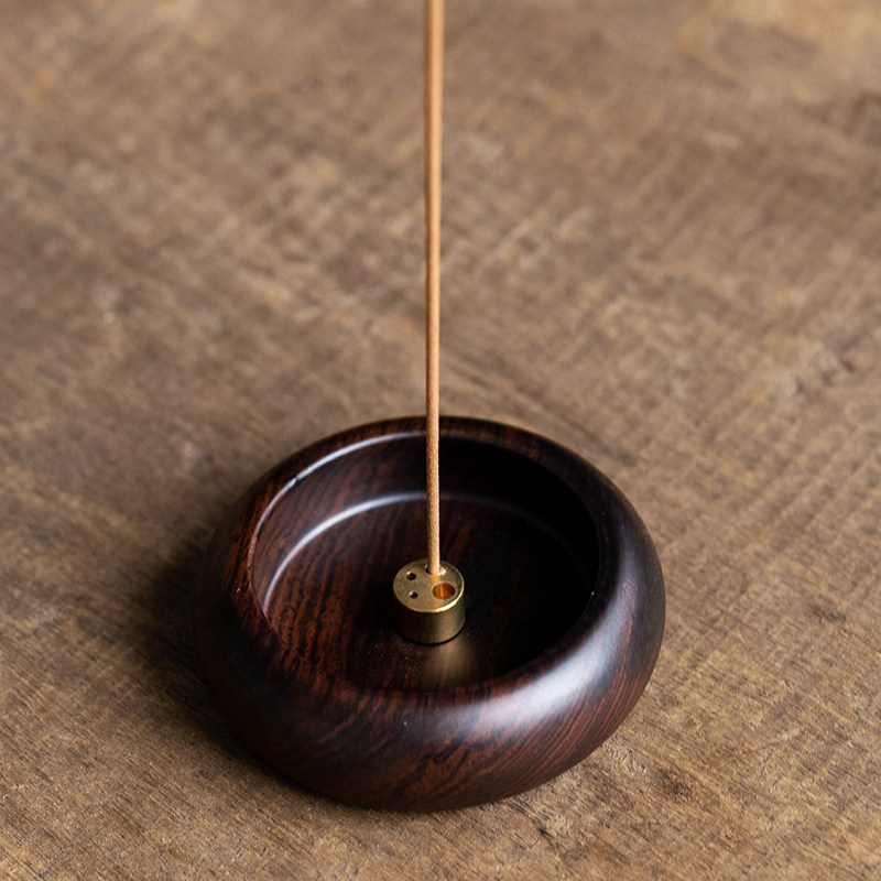 黑檀木花梨线香底座大小多孔香托香盘香座小号香插香炉供佛用具,淘宝优惠券,粉丝福利购,淘宝优惠卷