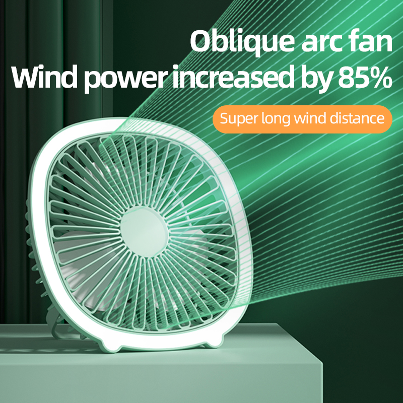 速发Fan Stand Desktop Fan Portable Camping Fans Rechargeable - 图1