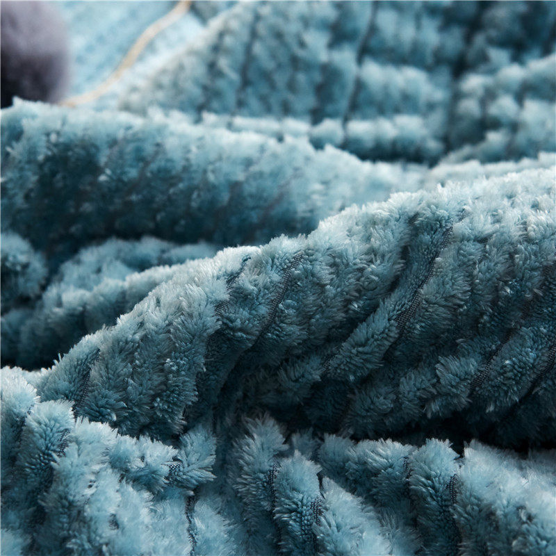 蓝色抱枕被子两用纯色汽车靠背沙发靠垫办公室午休被水晶绒加厚冬,淘宝优惠券,粉丝福利购,淘宝优惠卷