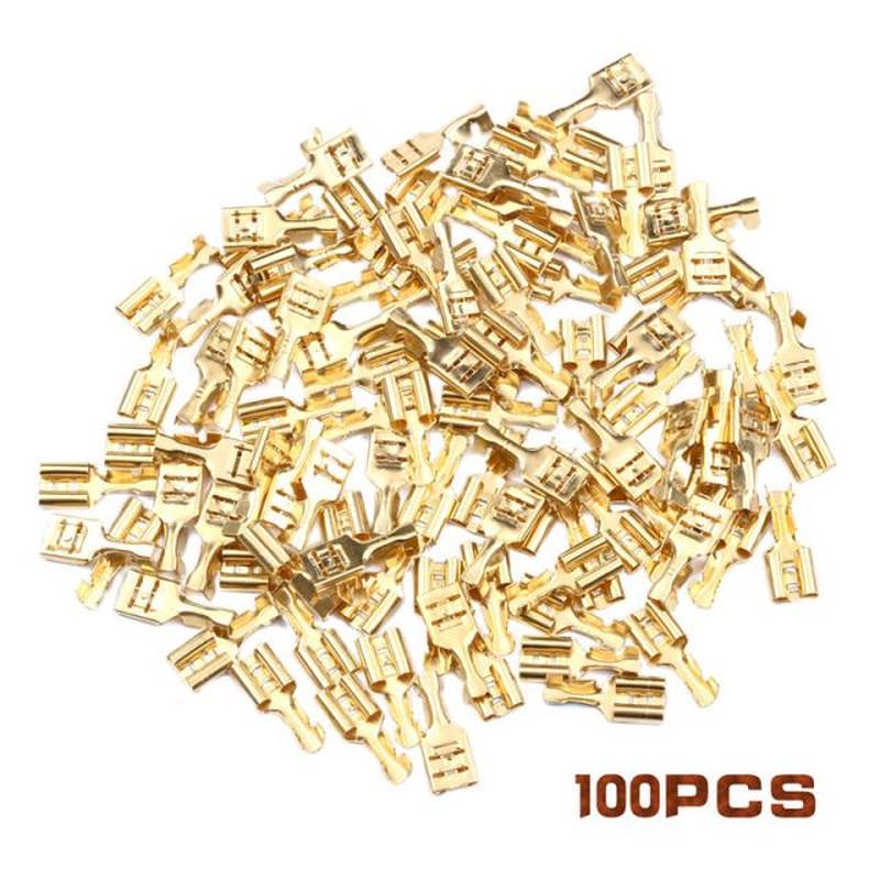 推荐100Pcs 2.8mm 4.8mm 6.3mm Female Crimp Terminal Connector - 图3