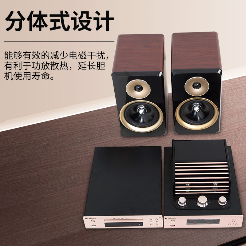 山水m2hifi发烧级音箱家用高保真蓝牙胆机家庭Q高端专业cd组合音 - 图3