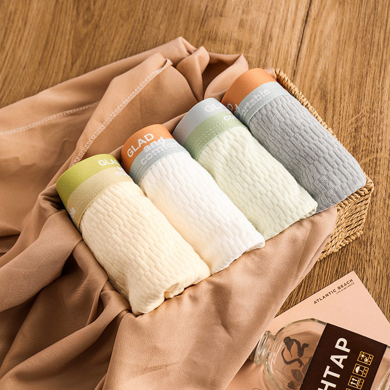 婴儿棉内裤男生纯棉亲肤四角裤男士透气肌理安P全裤衩夏季四角短,淘宝优惠券,粉丝福利购,淘宝优惠卷