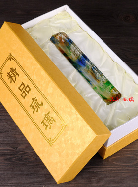 古法琉璃香座祥云长条线香香插C居家供奉檀香摆件禅意家用香炉