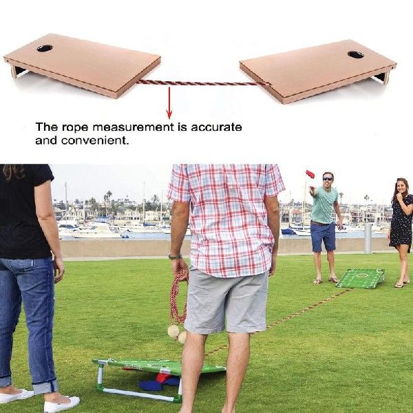 rnhole Measursmnv Degice Corn Hole Boards Diitance Set - 图3