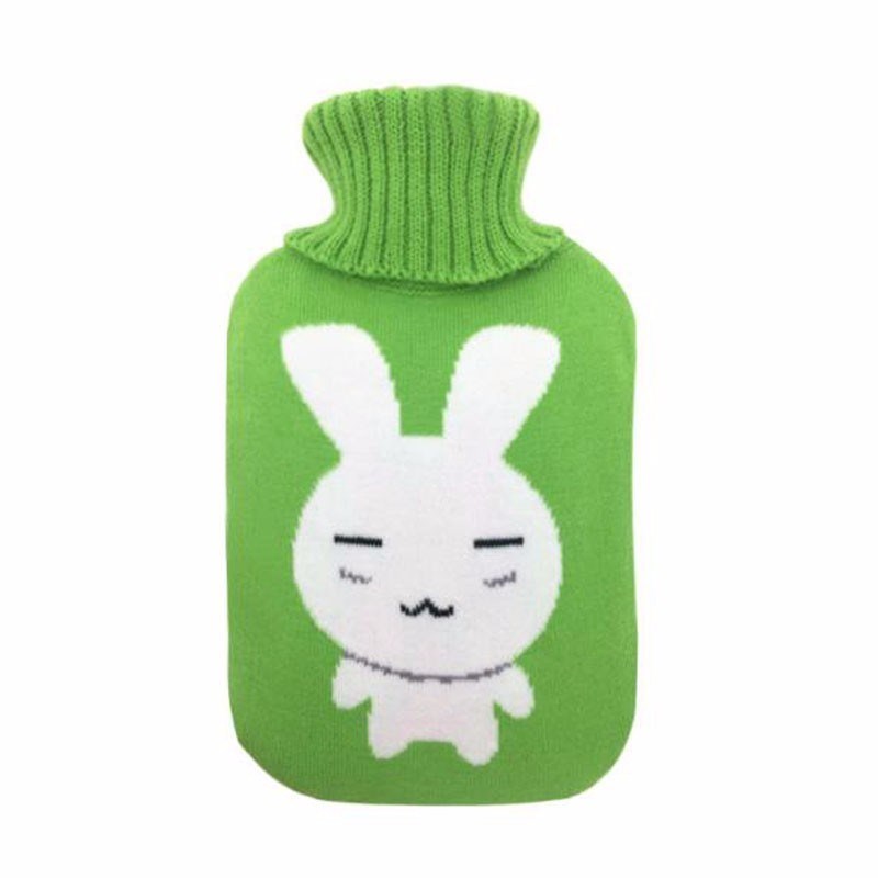 Drop Shippingj Knit Hot Water Bottle Bag Cover for 2000ML Ho - 图3