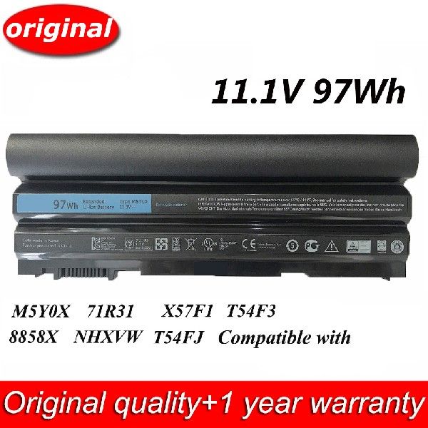 新品New 11.1V 97WH M5Y0X 71R31 8858X T54FJ 04NW9 Laptop Batt - 图0