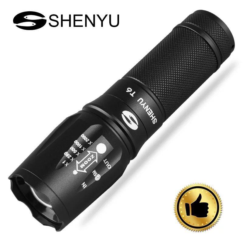 速发.Ultrafire 5000LM Zoomable XM-L T6 LED Flashlight Torch - 图0