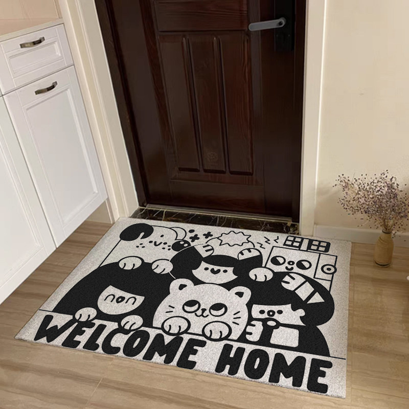 门垫门口防水丝圈地毯入户门装饰定E制进门地垫浴室防滑脚垫可裁,淘宝优惠券,粉丝福利购,淘宝优惠卷