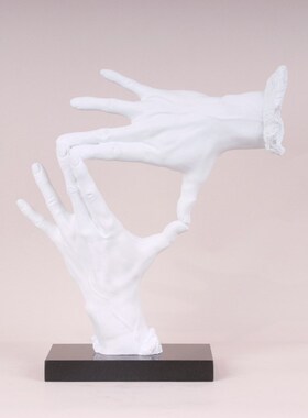 现代简约艺术手摆件客厅玄关隔断柜电视酒柜办公室家居高级感装饰