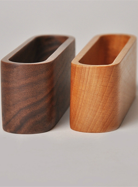 推荐*1Pc Wooden Business Card Holders Note Holder Display De