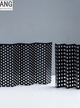 北欧极简黑色镂空铁艺几何摆件y现代客厅电视柜创意时尚金属工艺