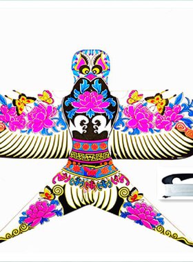 潍坊传统沙燕风筝软翅纸鸢燕子大型户外放飞亲子互动 送老外礼品