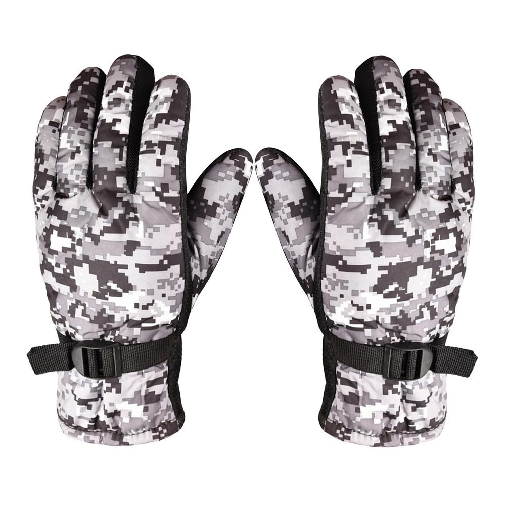 速发Ski Gloves Winter Warm Waterproof And Breathable Snow Gl - 图0