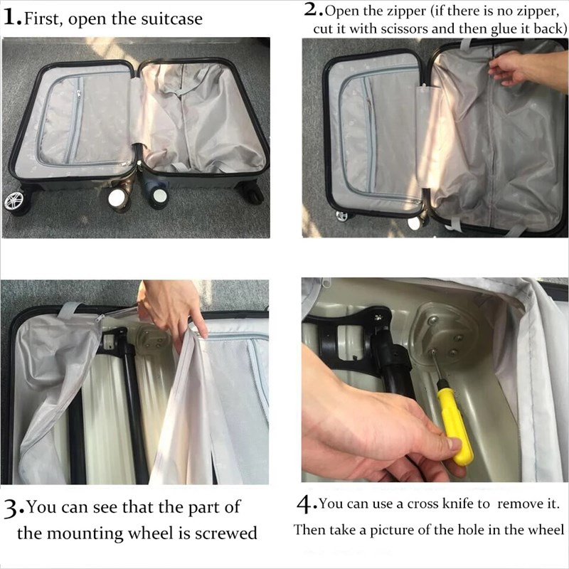 推荐Luggage wheels, passwords, luggage, aircraft cases, univ - 图2