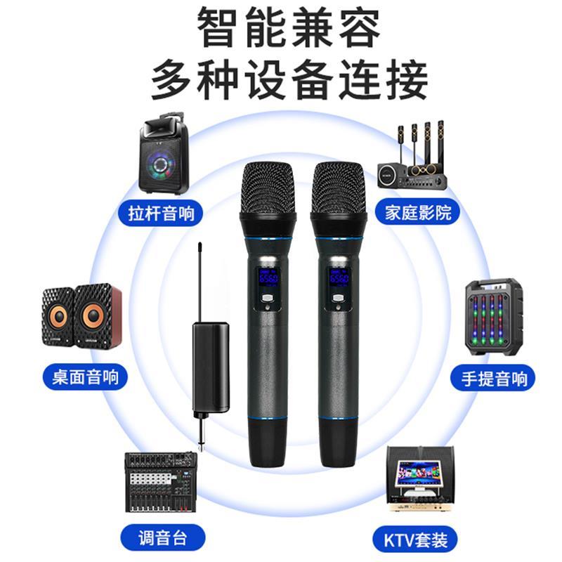 推荐Wireless Bluetooth Karaoke Microphone Mini Portable Spea - 图1