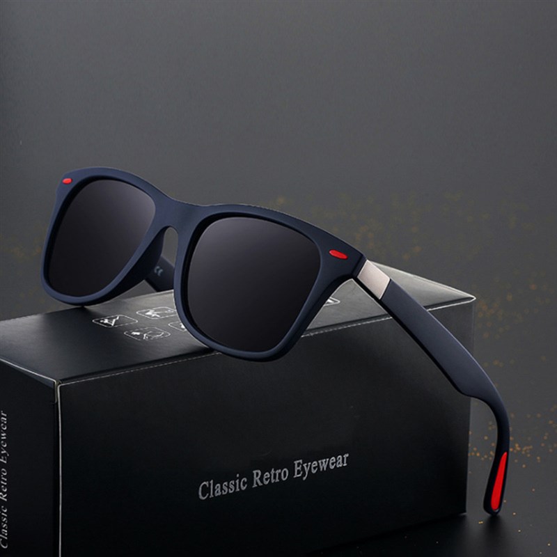 新品Photochromic Classic Sunglasses Fashion Wrap Square Fram-图3