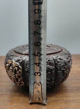 精品铜人物寿星香炉香薰炉室y内茶道南瓜炉家居装饰工艺品摆件