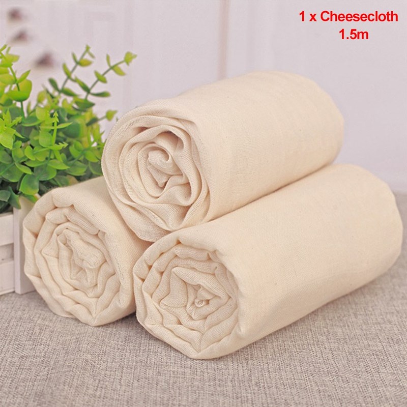 1.5m Breathable Cooking Twine Cotton Reusable Cheesecloth nb - 图1