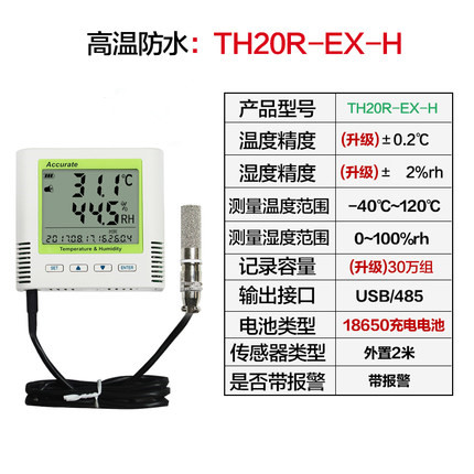 温湿度记录仪 自动记录仪GSP   usb高精度 温度计 工业用传感器