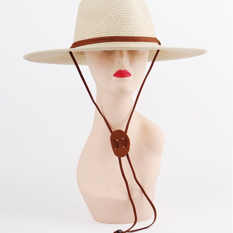 推荐Summer sunscreen travel vacation beach woven cowboy hat