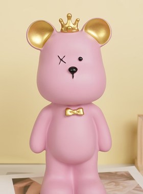 看不出来的存钱h罐高级高颜值熊摆件可存可取儿童男孩女孩大号网