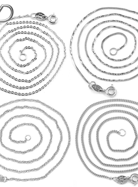 925银项链女锁骨链简r约日韩版吊坠配饰时尚银饰品首饰生日礼物