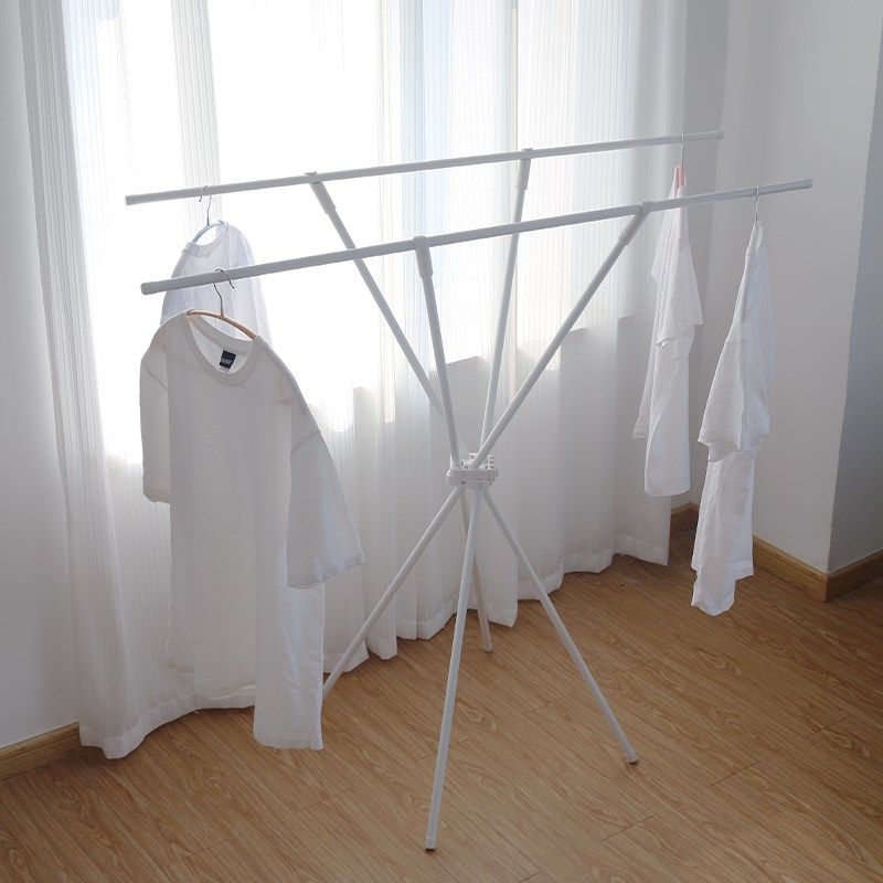 不占空间落地衣架折叠晾衣架小户型阳台晾衣杆隐形晾被子神器,淘宝优惠券,粉丝福利购,淘宝优惠卷