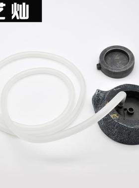 小石磨转球假f山盆景鱼缸流水摆件造雾器风车水轮上水石磨盘抽水