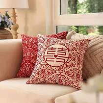 Manufacturer wedding press-bed hold pillows a couple weddings wedding house placement happy words New wedding sofa Double Hebridal Pillow Wedding Red