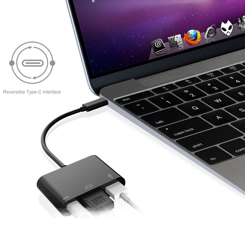 2021 New USB C USB q3.1 Type C to HDMI/Digital AV/USB 3.0 wi - 图2