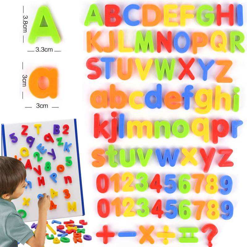 极速26pcs Magnetic Letter Numbers Alphabet Fridge Magnets Co-图0