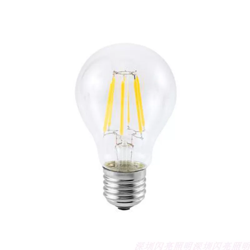 Spherical bulb, light source, energy-saving retro LED ceiling lamp, with screw socket, 4W, 6W, 8W