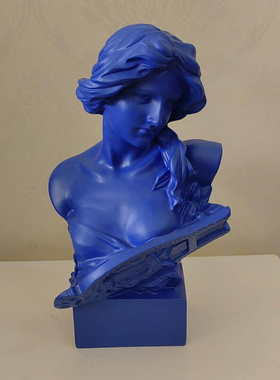 抚琴女摆件欧式家居家装饰品客厅酒柜茶几电视柜玄关房间布置摆设