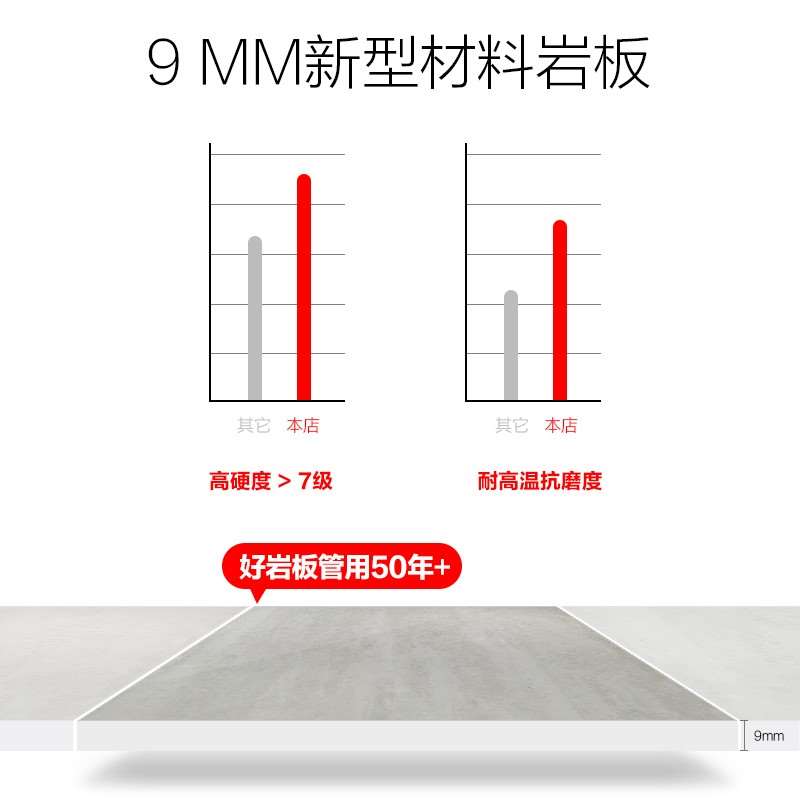 推荐桌面吧台800地砖素色背景洗手盆岩板哑光电视x2600仿古磁砖壁 - 图1