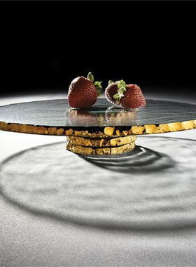 花器底座大理石花瓶摆台餐桌中央摆件装饰品电视柜酒柜玄关家居