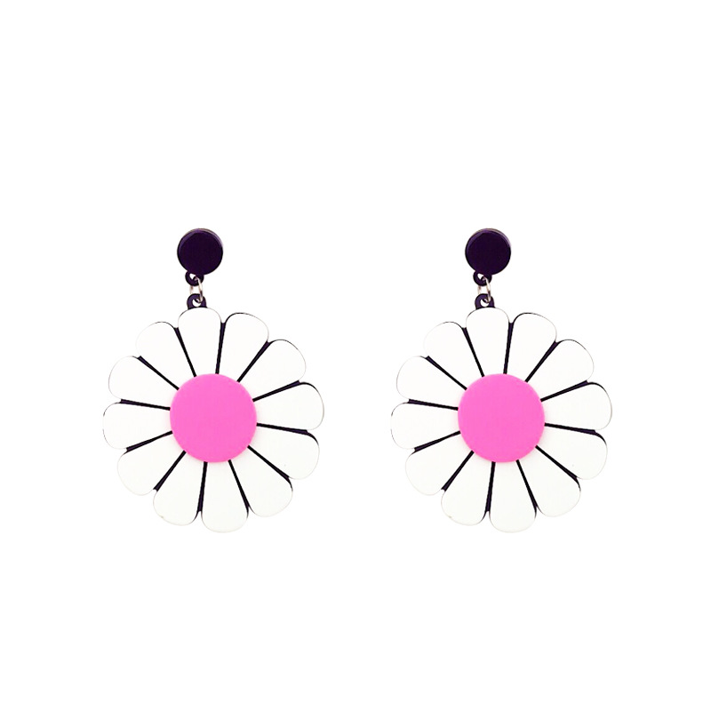 速发Exaggerated Earrings Lemon Watermelon Acrylic Stud Earri - 图2