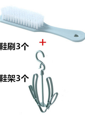 小众高货S阳台晒鞋架双钩防风室外凉鞋架家用多功能旋转小型衣架
