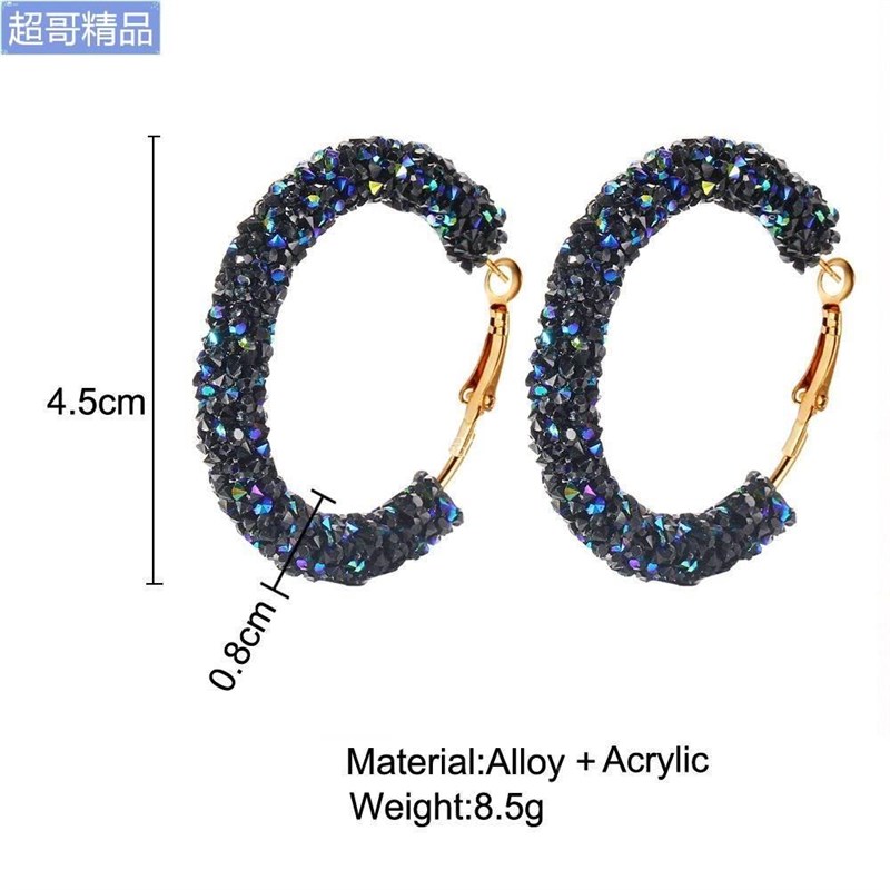 速发Vin54F92C07tage exaggeraed Cystal etnarrings pendants Ea - 图1