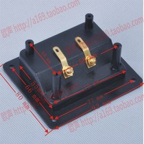 Two speakers junction box pure copper wiring post v horn wiring board sound fitting thickened acoustic wiring panel