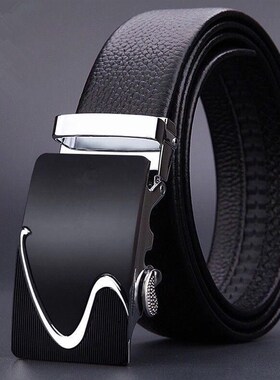 新品Mens Waist Belt Men Belts Leather Man For Jeans Black Ma