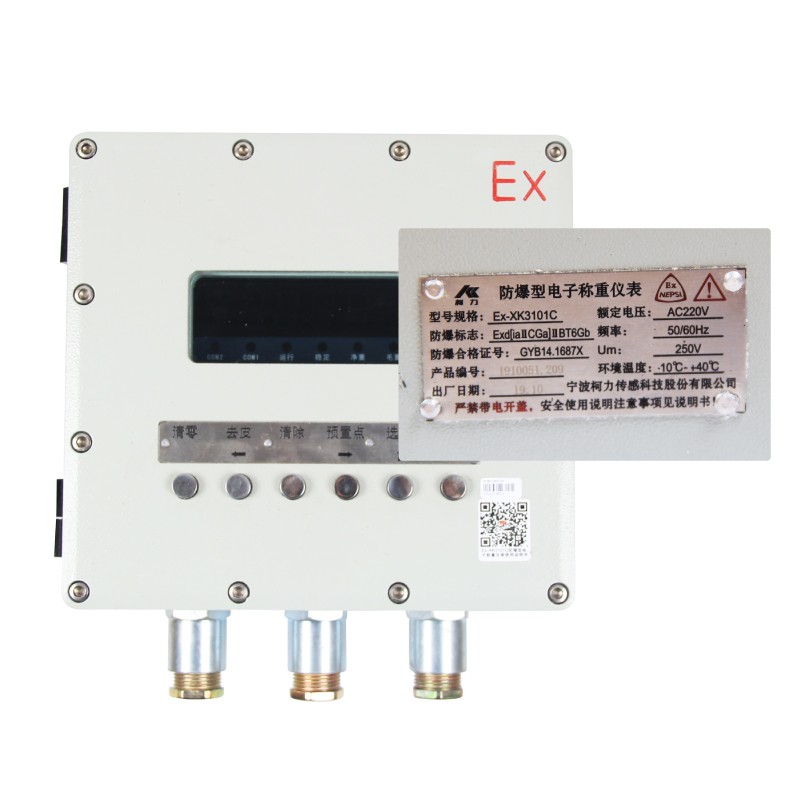 EX-XK3101C仪表仪器防爆/H化学医药危险场所防爆称重-图2