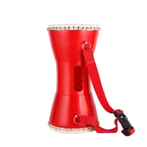 16cmb Adult retractable slim waist drum Chest Drum Square Dance Rice Drum Hand Beat Bull Leather Drum telescopic waist drum