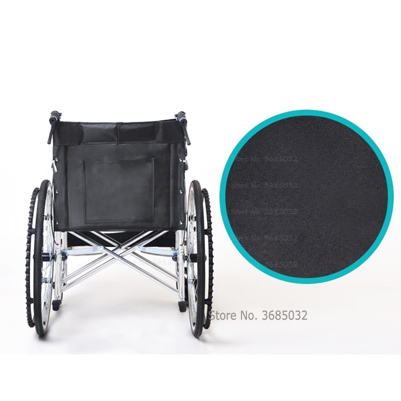 Folding Wheel chair Full Back Rest Portable Galvanized Stee - 图2