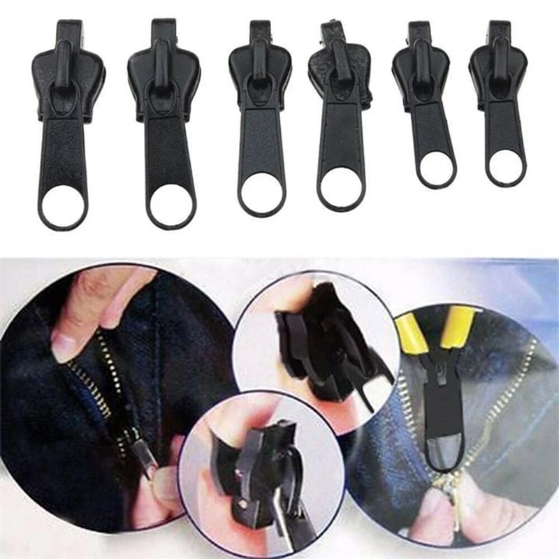 推荐New 6pcs Instant Zipper Universal Instant Fix Zipper Rep - 图1