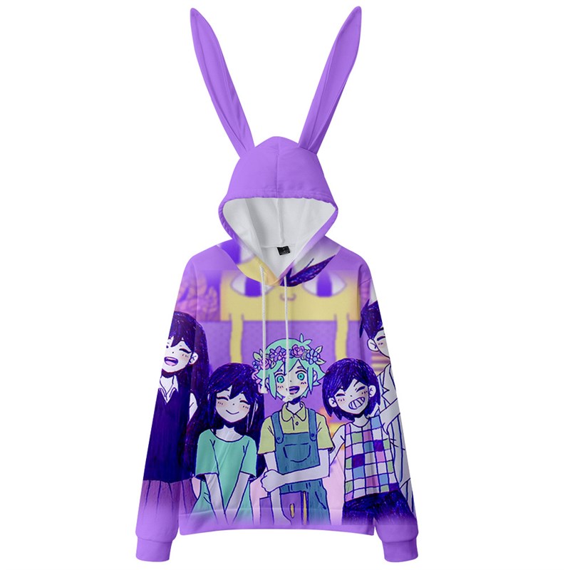 速发Sudadera con capucha de Anime Omori para mujer, suéter - 图3