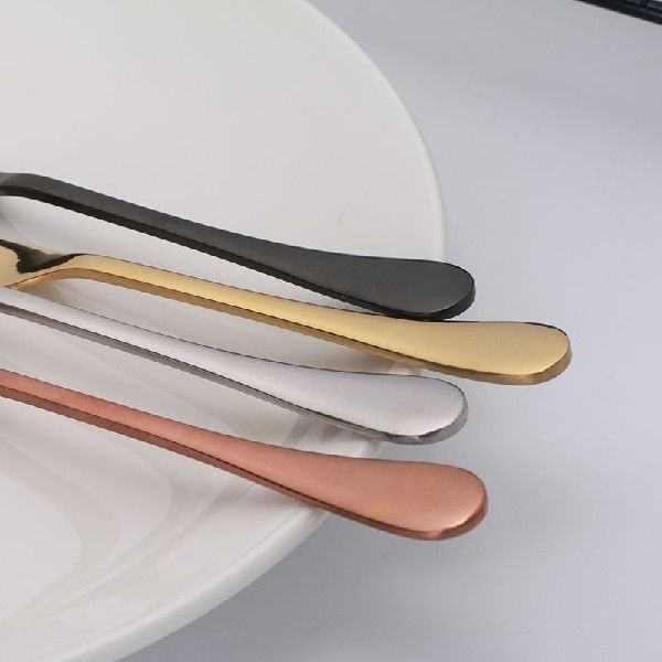 ainless Strel Golpd Cake wessert Feuit Forks set TableDa-图2