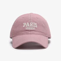 Giant White ~ Korean Department Dry Rose Pink Baseball Cap Casual Dome Bent Eatery Duck Tongue Hat Letters Hat Spring Summer